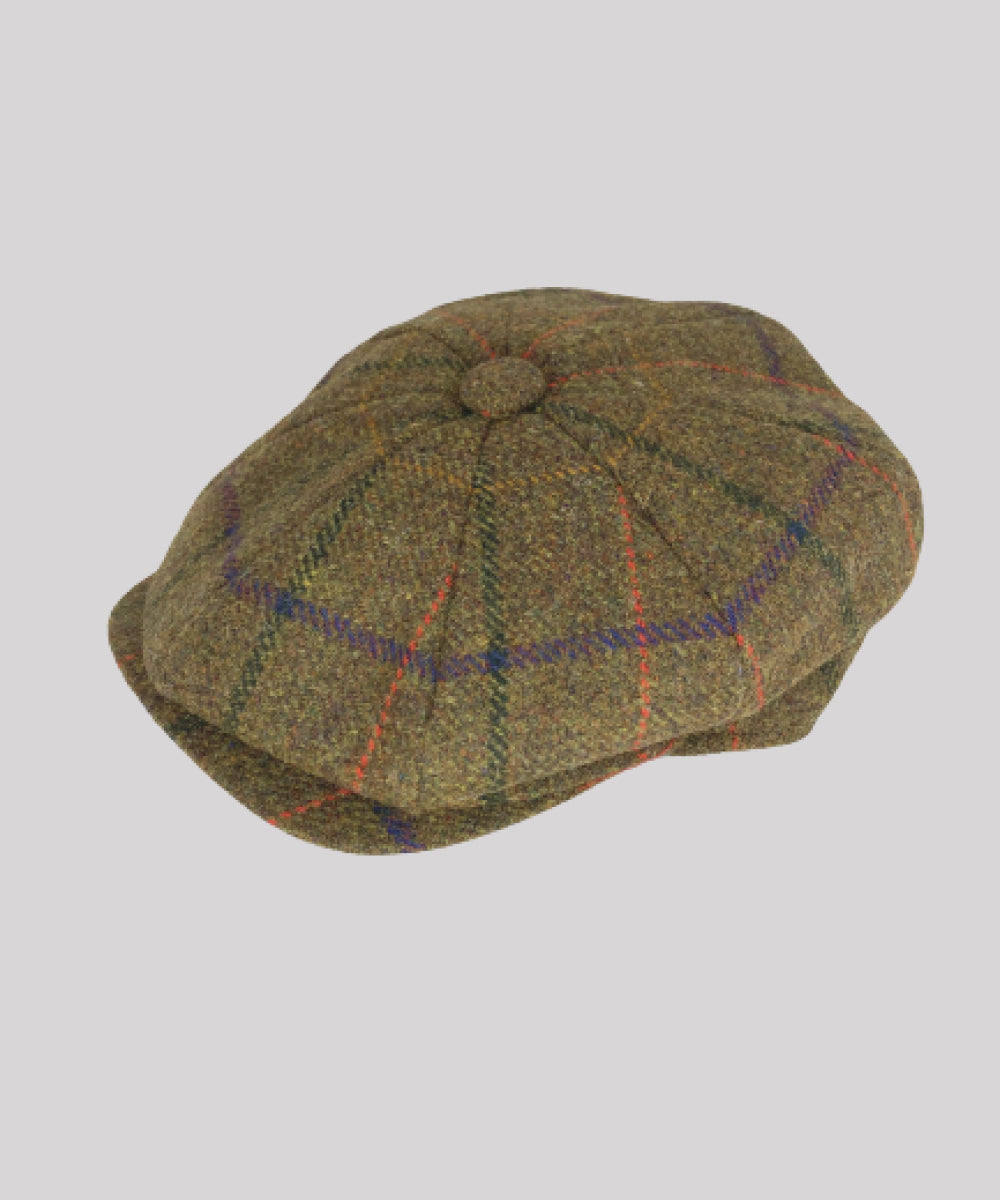 Goodwood Tweed Baker Boy Brown