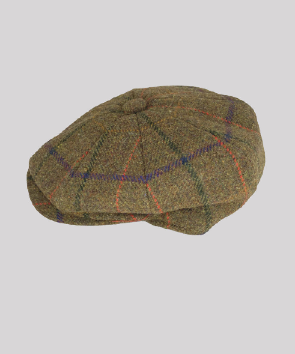 Goodwood Tweed Baker Boy Brown