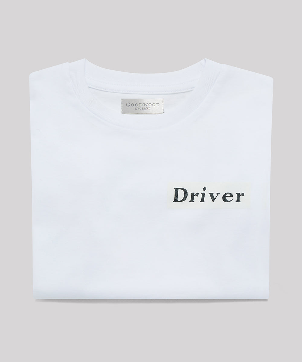 Goodwood Revival Childrens Driver T-Shirt White