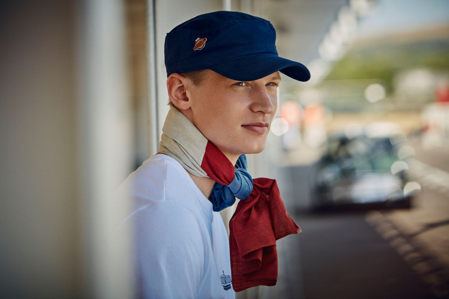 Goodwood Revival Cotton Military Cap - Austin J40
