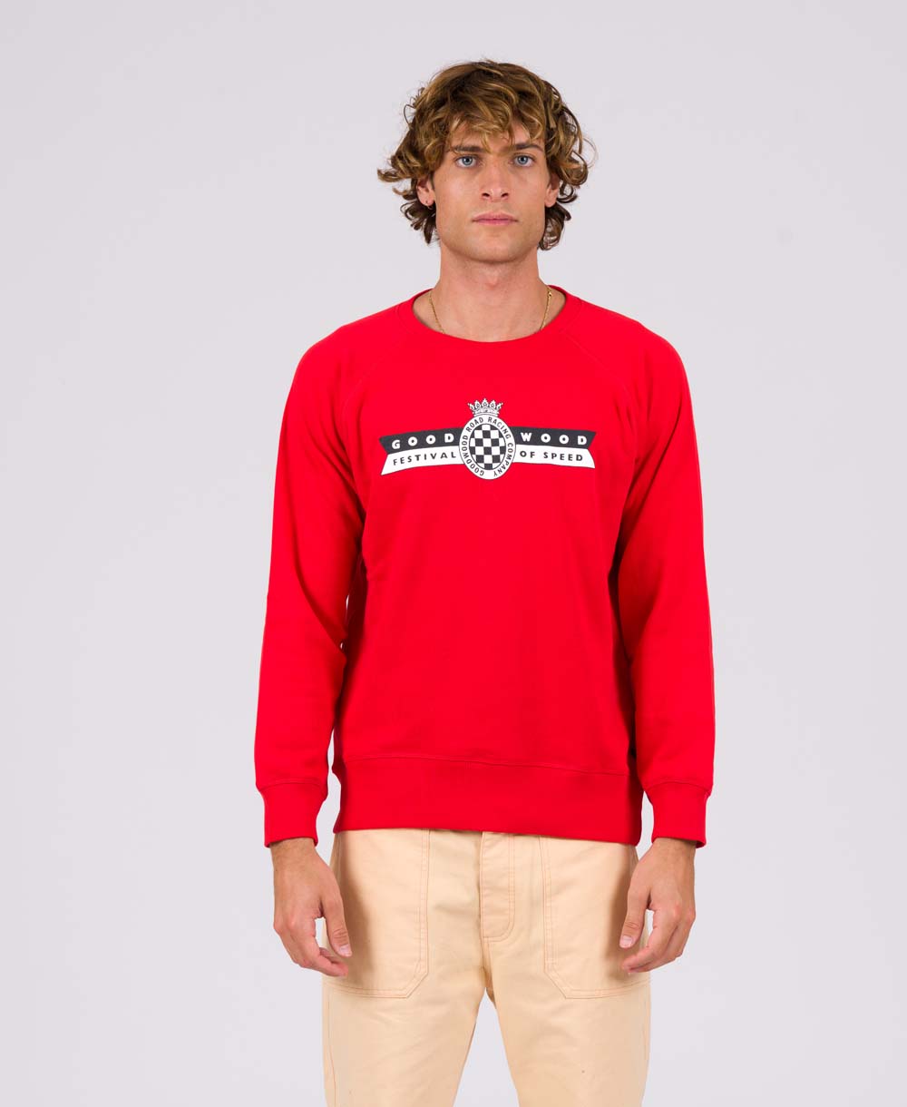 Goodwood Festival of Speed Racing Colours Alfa Romeo Sweatshirt Red
