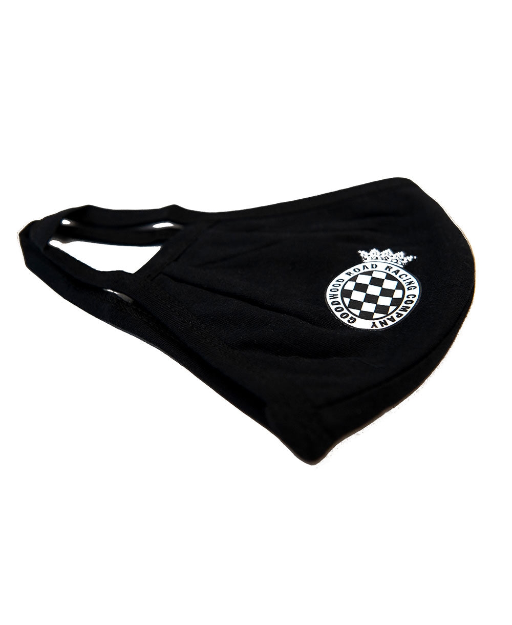 Goodwood GRRC Company Face Mask Laying Flat