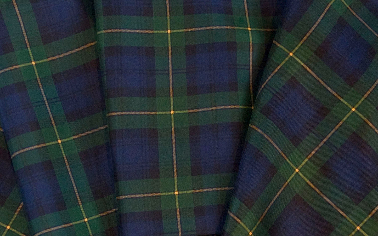 Goodwood Silk Freddie March Gordon Tartan Drivers Scarf Detail