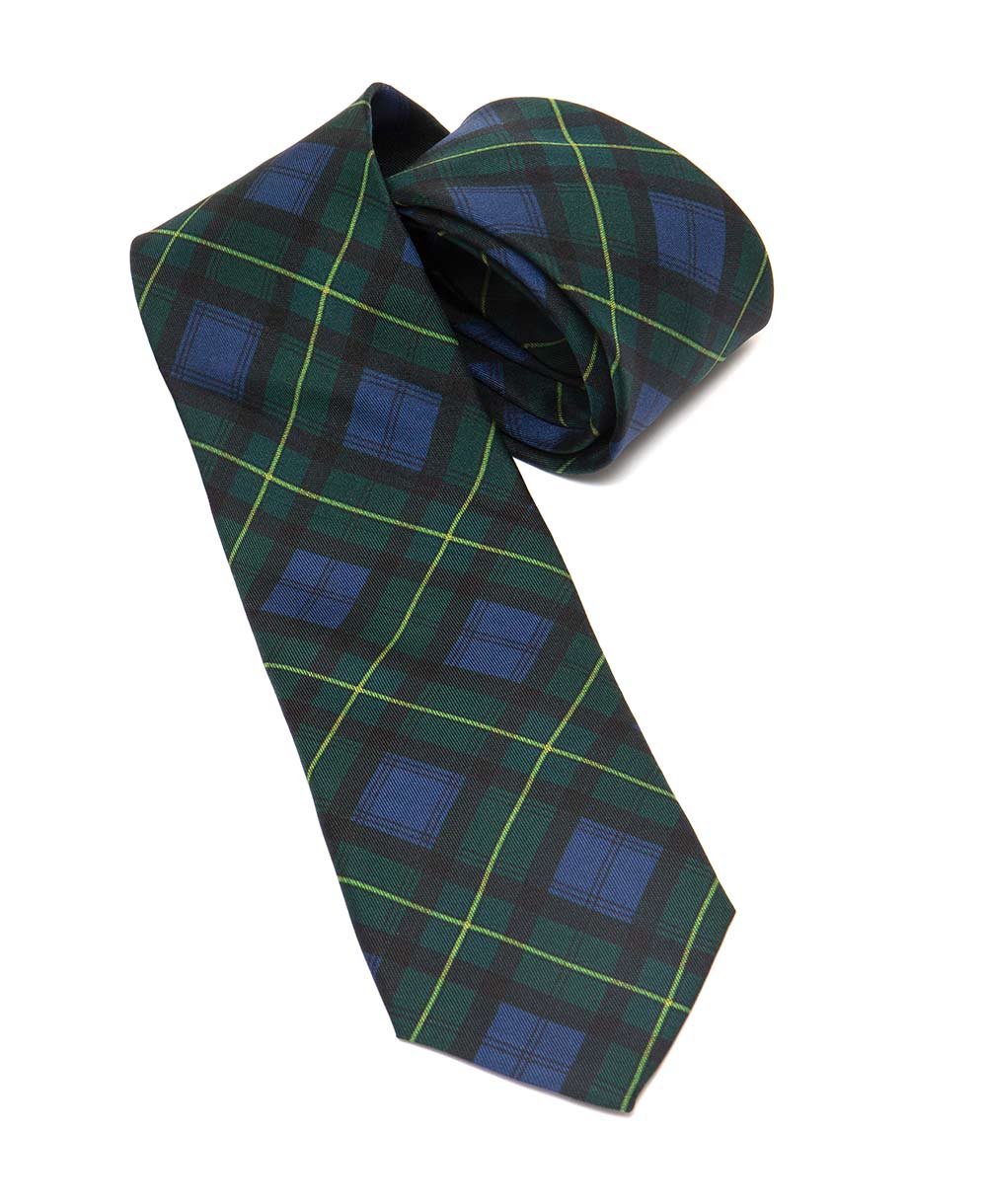 Gordon Tartan Silk Tie 100% Silk