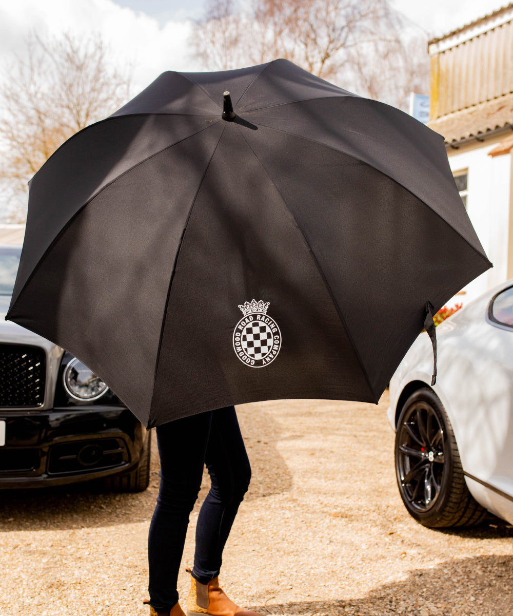 GRRC Logo Black Umbrella