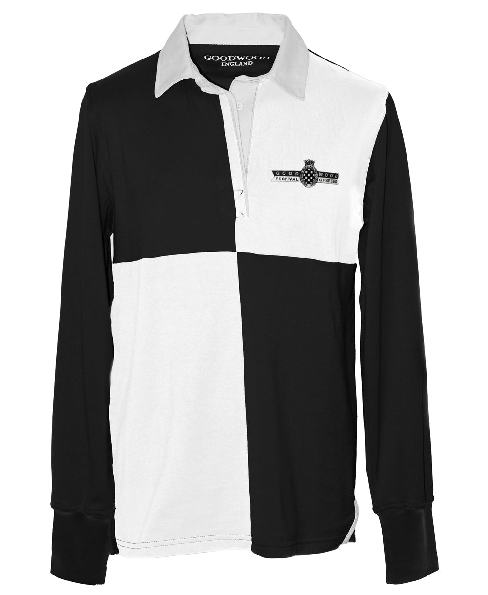 Festival of Speed Logo Rugby Shirt Men's Black / White