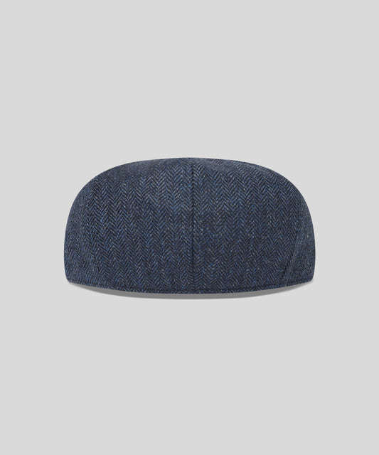 Goodwood Tweed Baker Boy - Blue