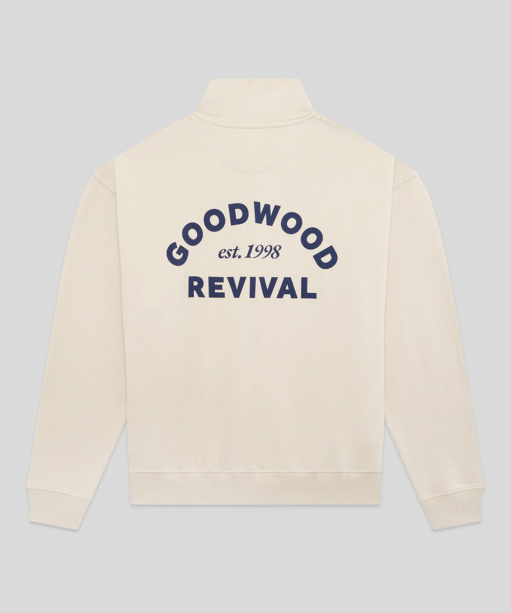 Goodwood Revival 1/4 Zip Signwriter Sweatshirt