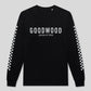 Goodwood Festival of Speed Monochrome Chequer Flag Long Sleeve T-Shirt