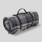 Goodwood Festival of Speed Wool Throw with Leather Carry Handle