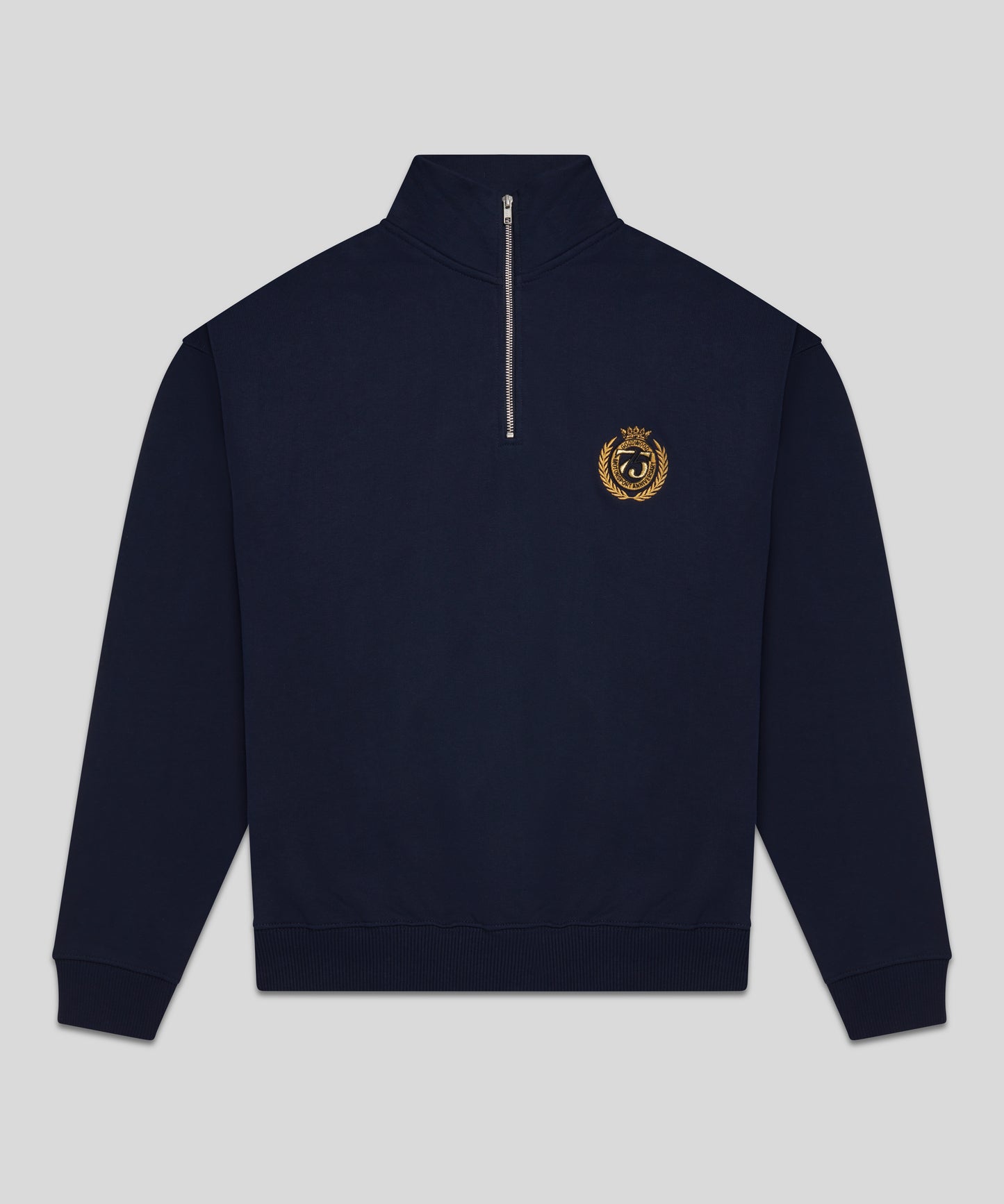 Goodwood 75 Year Anniversary Embroidered 1/4 Zip Sweatshirt