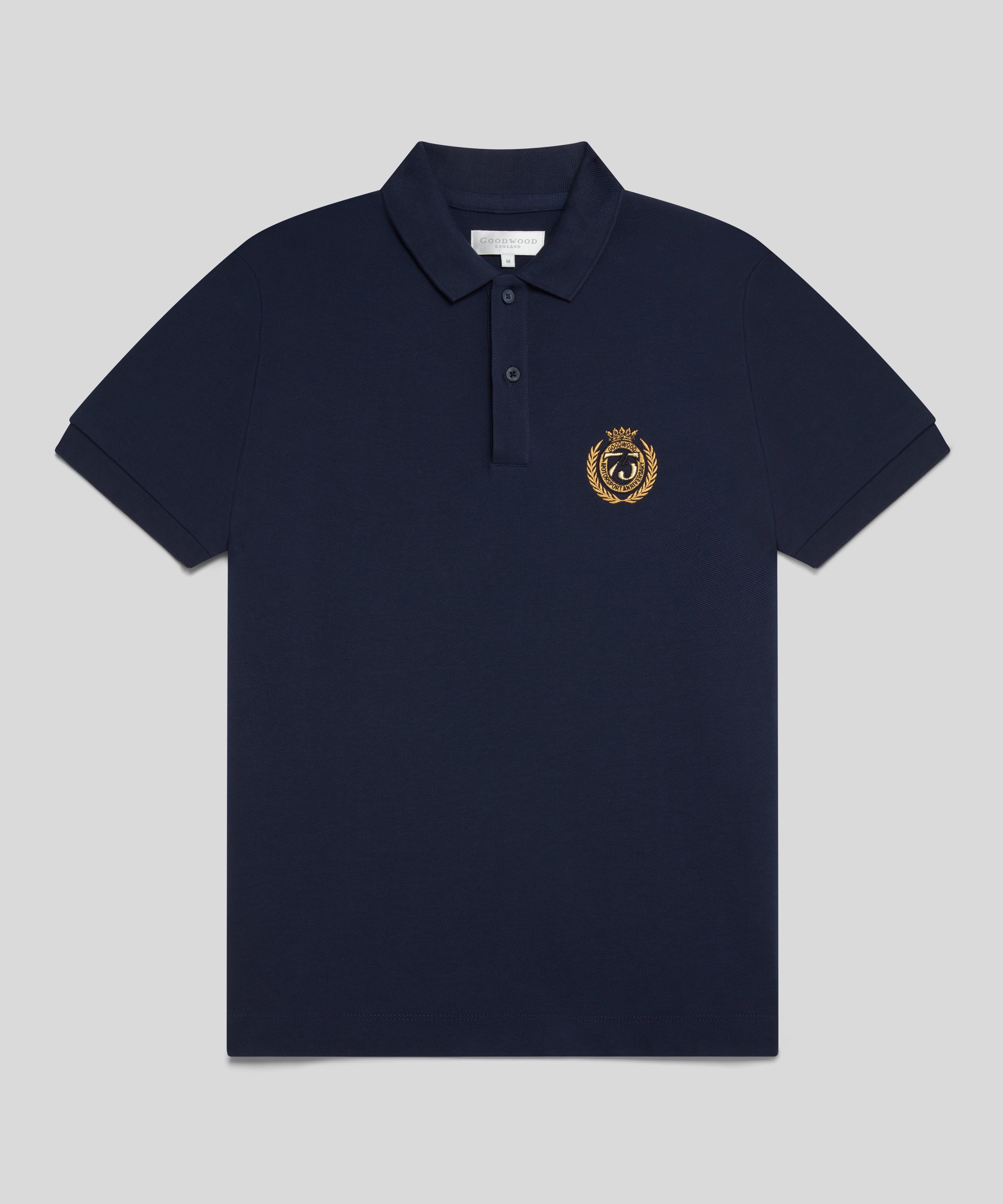 Goodwood 75 Year Anniversary Embroidered Polo Shirt – The Goodwood Shop