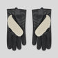 Goodwood Leather Palm Crochet-Back Mens Driving Gloves