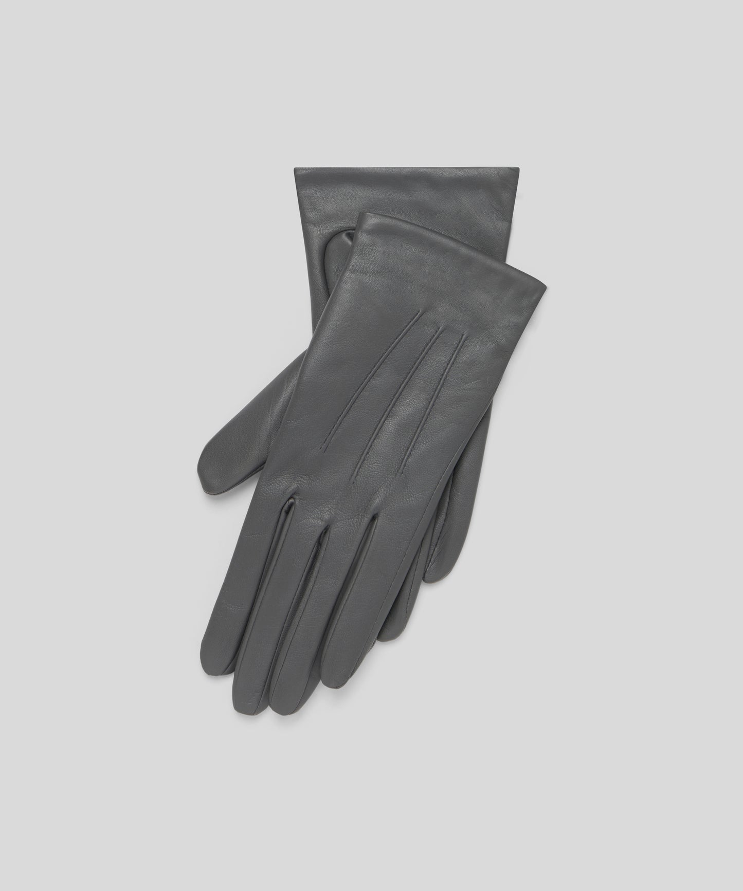 Goodwood Three-Point Cashmere-Lined Leather Womens Gloves
