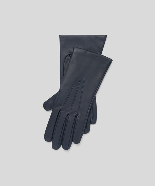 Goodwood Three-Point Cashmere-Lined Leather Womens Gloves