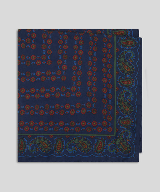 Goodwood Traditional Silk Pocket Square