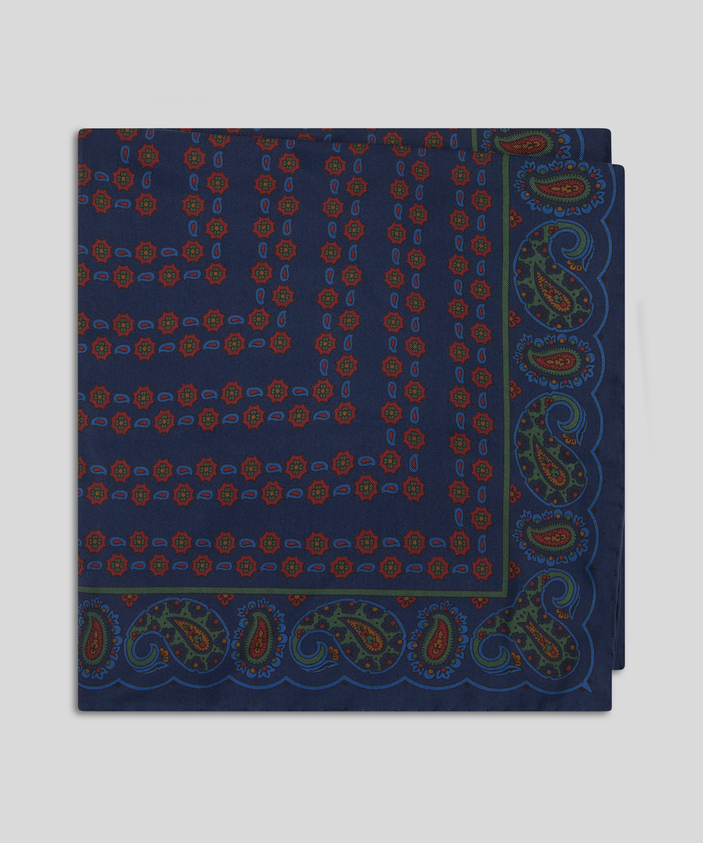 Goodwood Traditional Silk Pocket Square