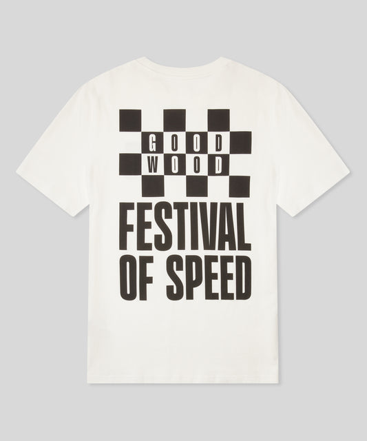 Goodwood Festival of Speed Bold Chequer Flag T-Shirt