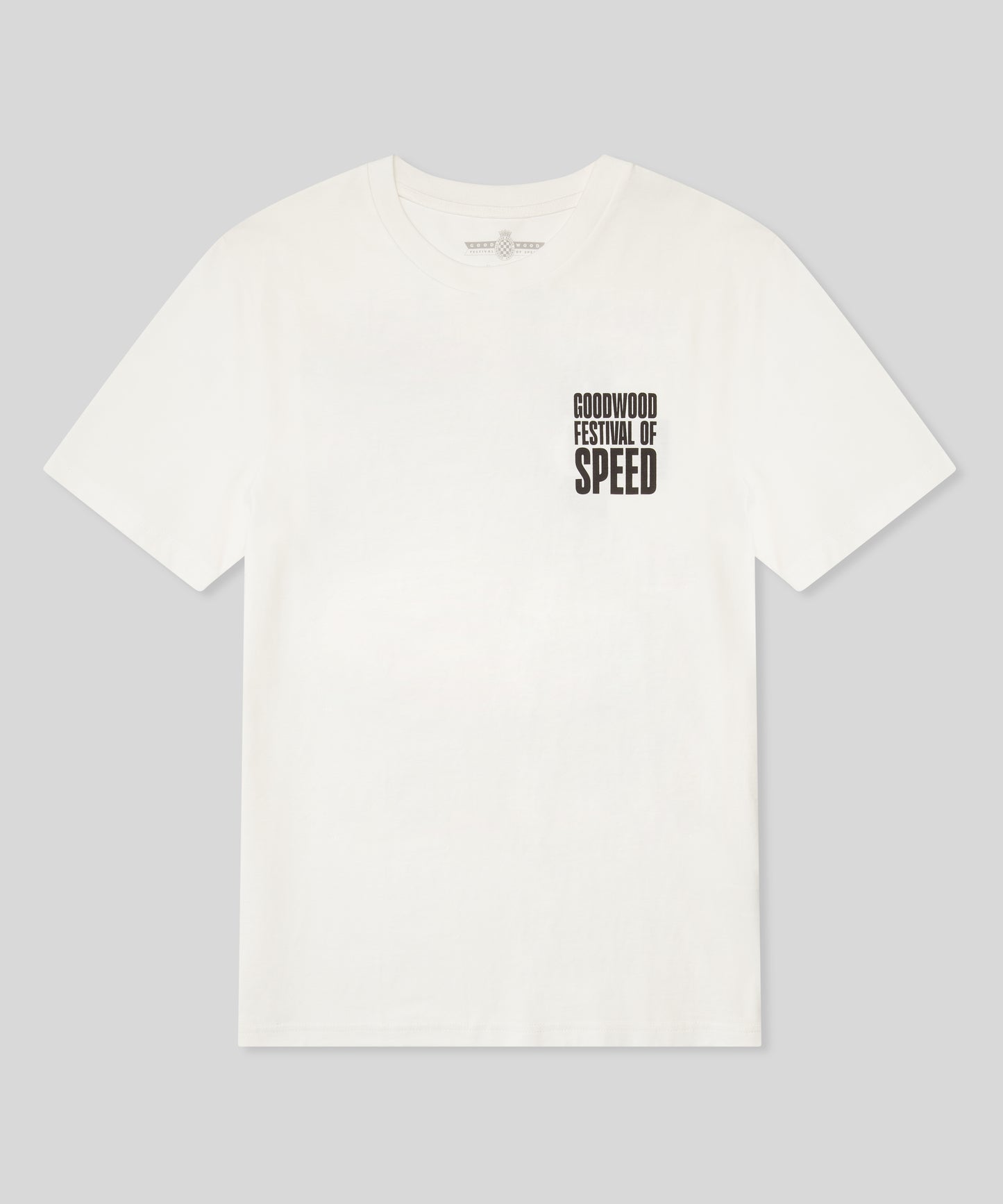 Goodwood Festival of Speed Bold Chequer Flag T-Shirt