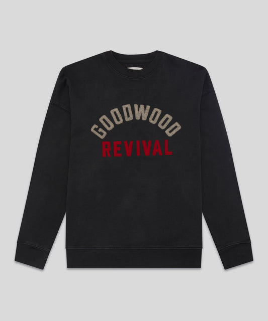 Goodwood Revival Varsity Applique Sweatshirt