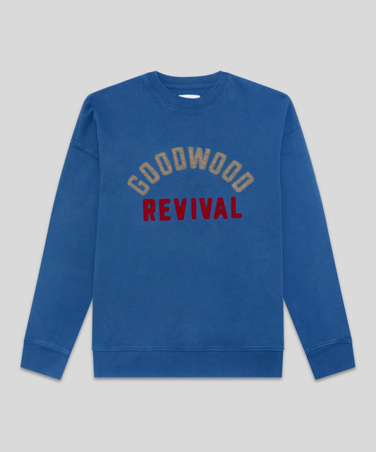 Goodwood Revival Varsity Applique Sweatshirt