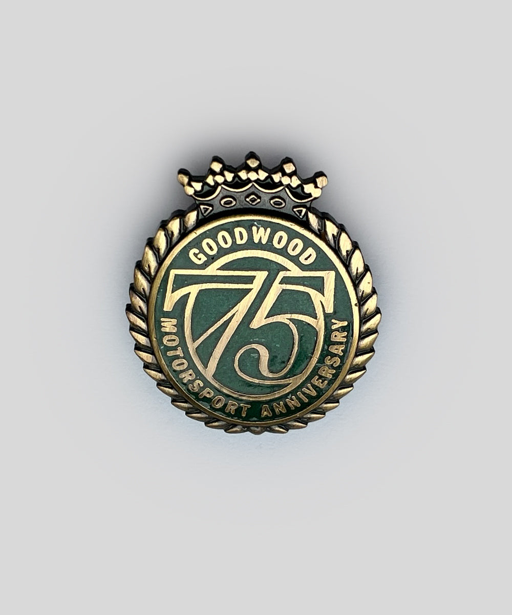 Goodwood 75 Year Anniversary Pin Badge