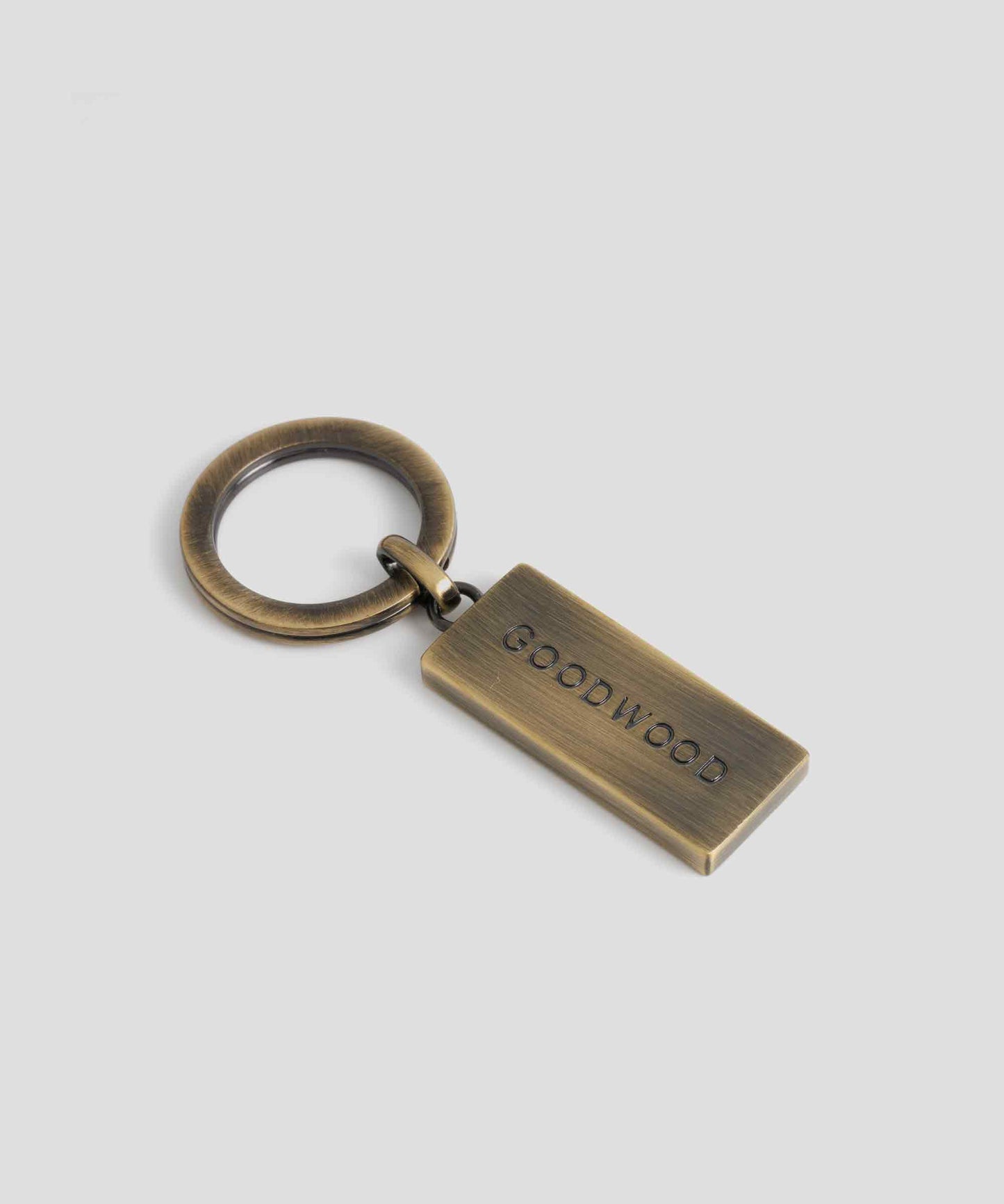 Goodwood Keyring Brass