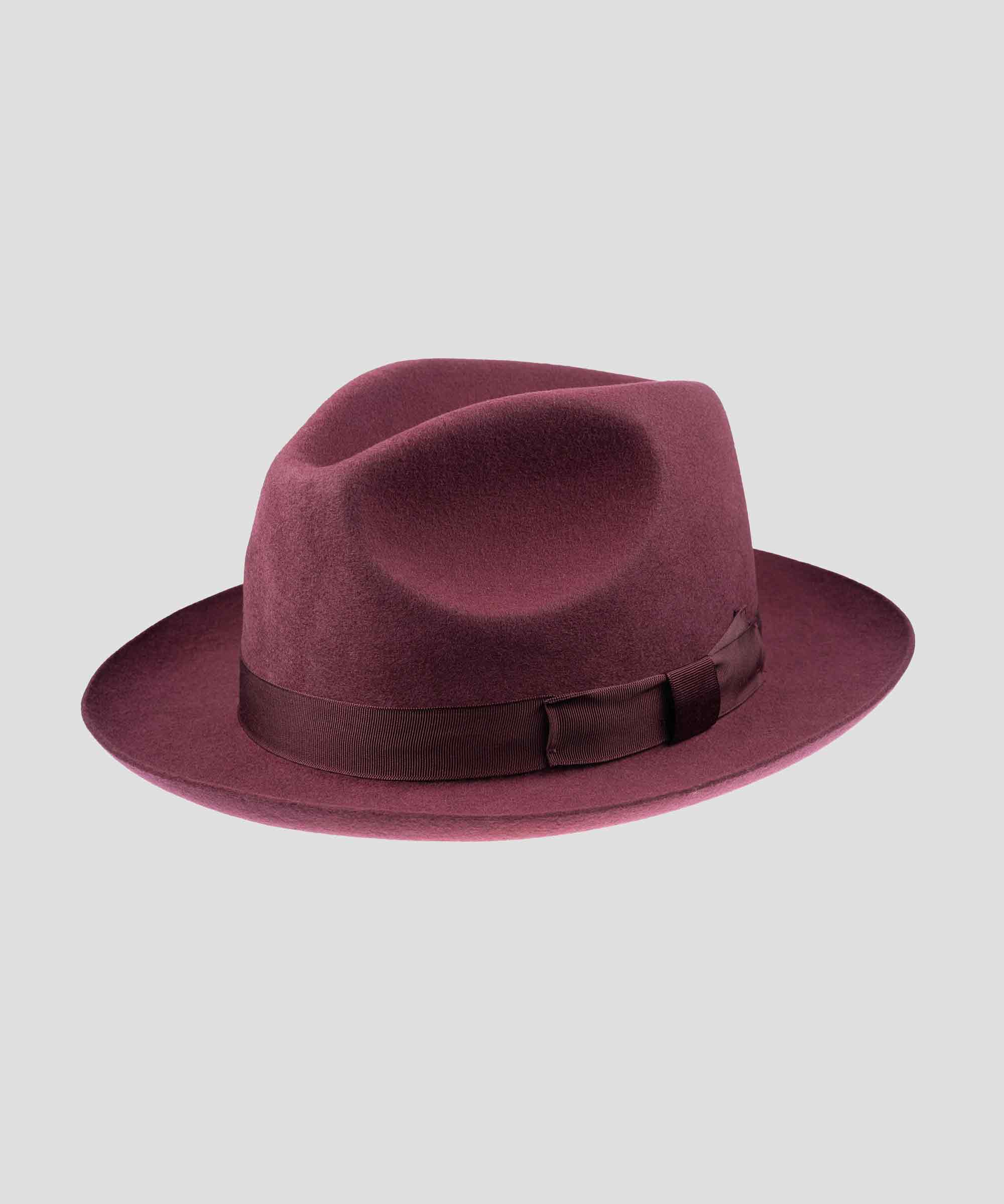 Goodwood Chepstow Wool Felt Hat Maroon The Goodwood Shop