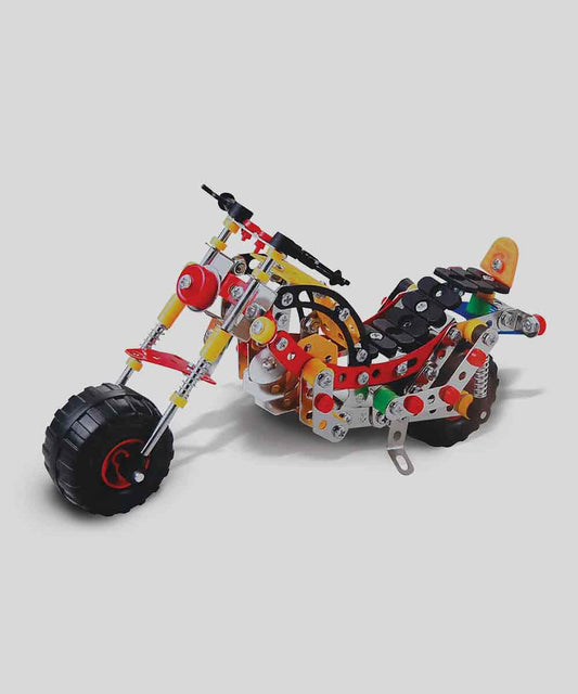 Chopper Motorcycle Metal Construction Set
