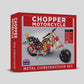 Chopper Motorcycle Metal Construction Set