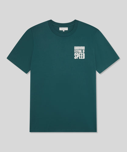 Goodwood Festival of Speed Bold Chequer Flag T-Shirt