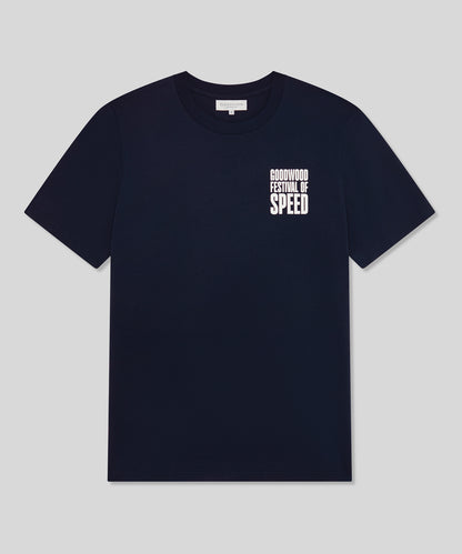Goodwood Festival of Speed Bold Chequer Flag T-Shirt