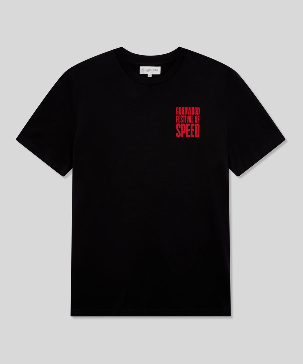 Goodwood Festival of Speed Bold Chequer Flag T-Shirt