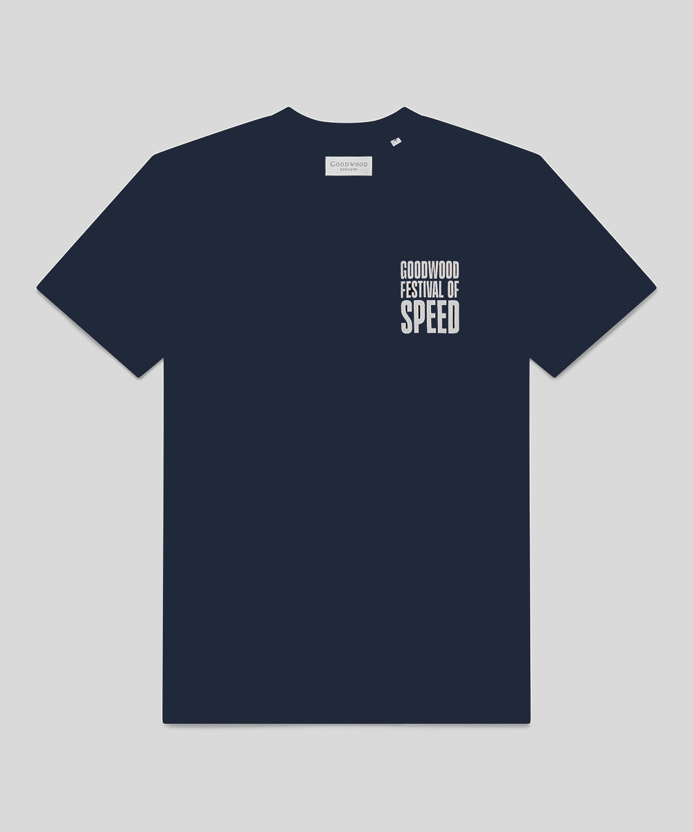 Goodwood Festival of Speed Bold Chequer Flag T-Shirt