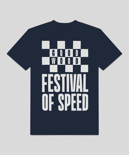 Goodwood Festival of Speed Bold Chequer Flag T-Shirt