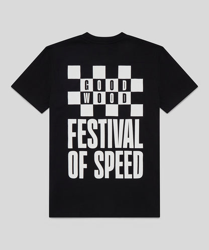 Goodwood Festival of Speed Bold Chequer Flag T-Shirt