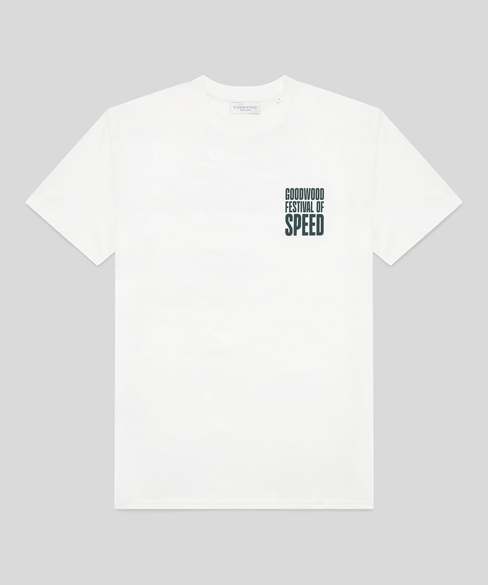 Goodwood Festival of Speed Bold Chequer Flag T-Shirt