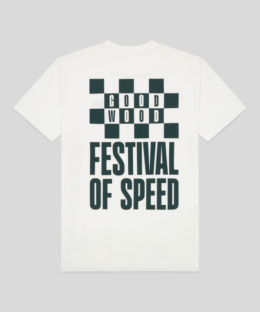Goodwood Festival of Speed Bold Chequer Flag T-Shirt