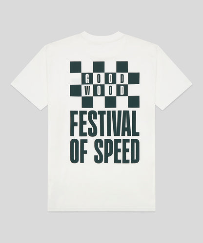 Goodwood Festival of Speed Bold Chequer Flag T-Shirt