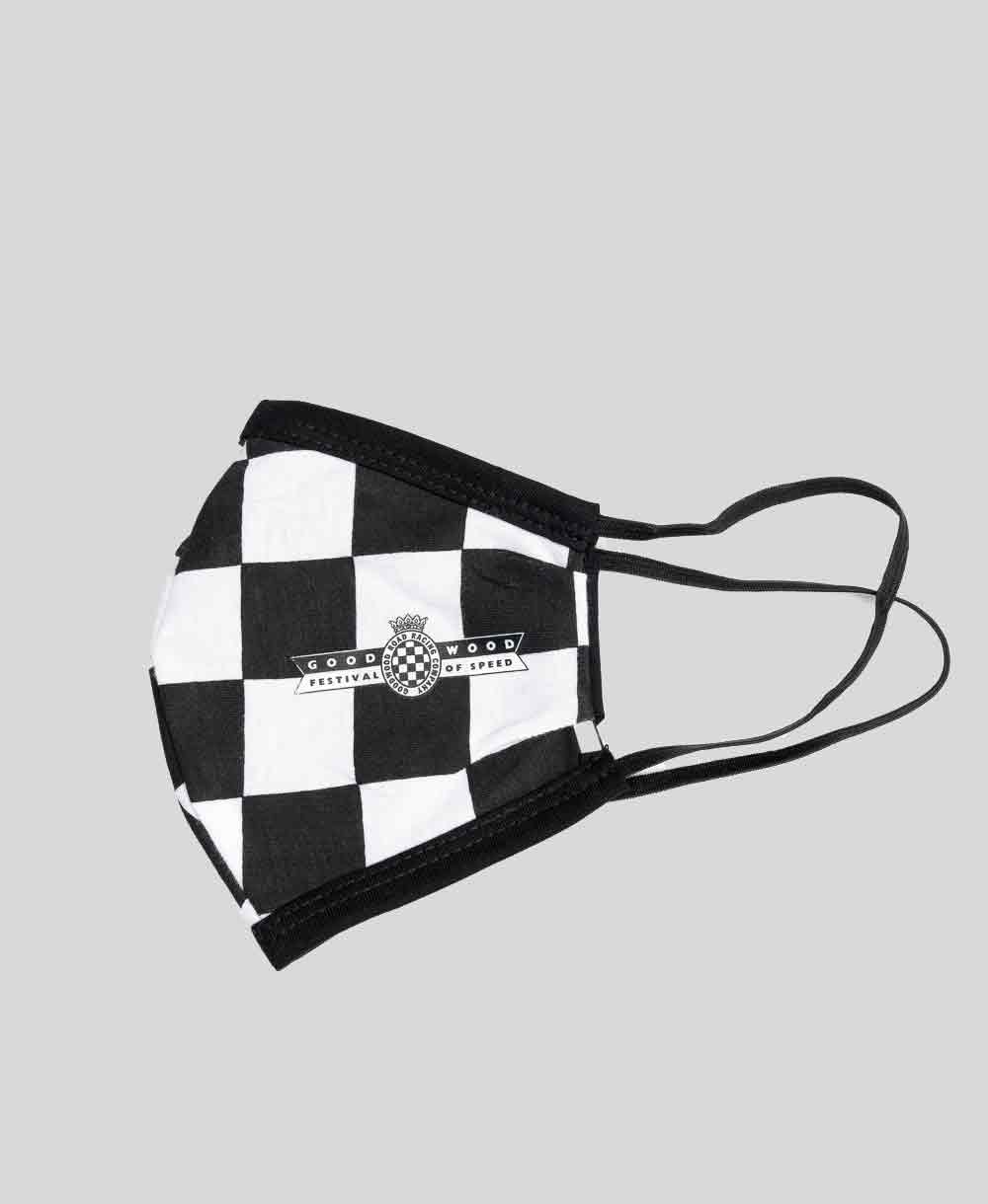 Goodwood Festival of Speed Chequered Flag Face Mask