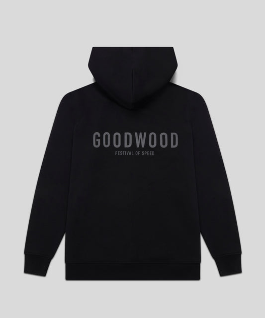 Goodwood Festival of Speed Monochrome Chequer Flag Zip Up Hoodie