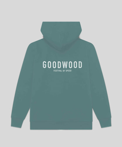 Goodwood Festival of Speed Monochrome Chequer Flag Zip Up Hoodie