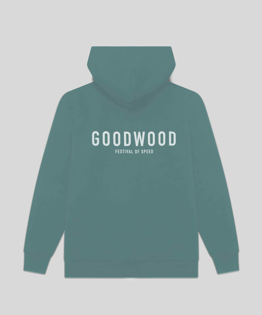 Goodwood Festival of Speed Monochrome Chequer Flag Zip Up Hoodie