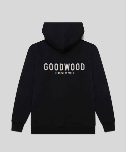 Goodwood Festival of Speed Monochrome Chequer Flag Zip Up Hoodie