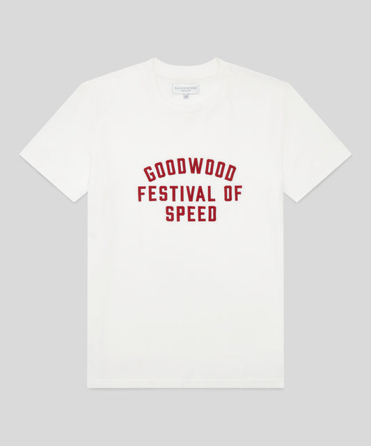 Goodwood Festival of Speed Varsity Embroidery T-Shirt