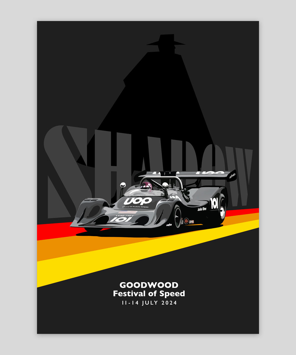 Goodwood Festival of Speed 2024 x Shadow Can-Am Poster