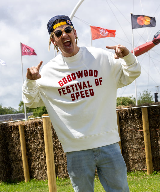 Goodwood Festival of Speed Varsity Applique Sweatshirt