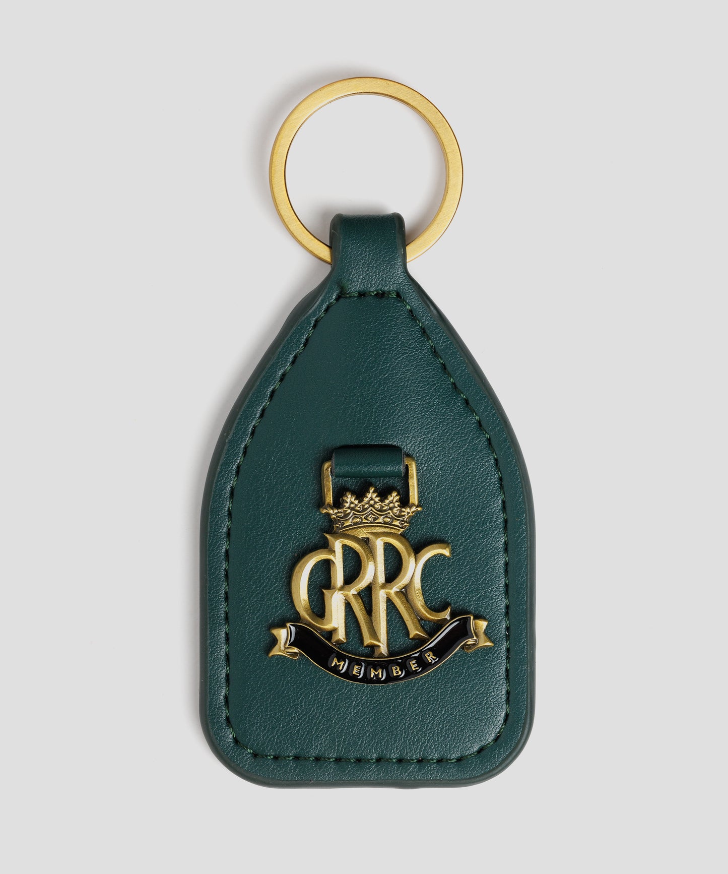 GRRC Members' Green Leather Key Fob