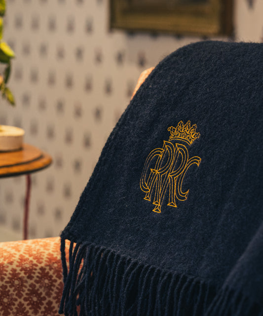 GRRC Navy Car Blanket