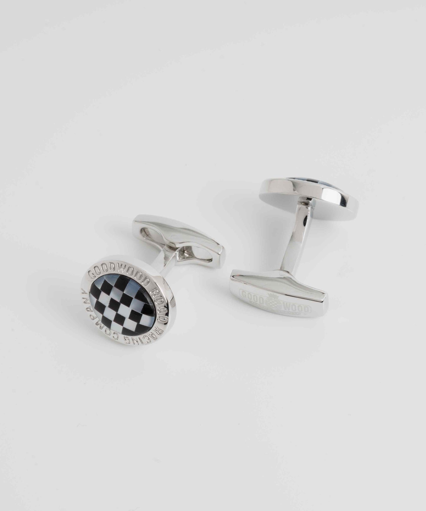 GRRC Onyx and Mother of Pearl Cufflinks